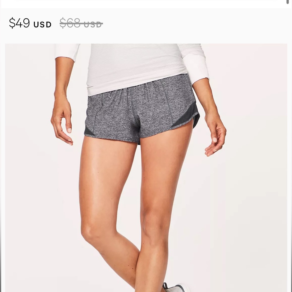 Heather Lux Multi Black/Heathered Black Low Rise Hottie Hot Short